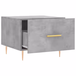 vidaXL Coffee Table Side Table Sofa Table Telephone Table Engineered Wood - concrete grey, 2 pcs - Additional view 6