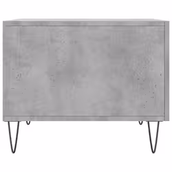 vidaXL Coffee Table Side Table Sofa Couch Tea Table White Engineered Wood - concrete grey - Additional view 6