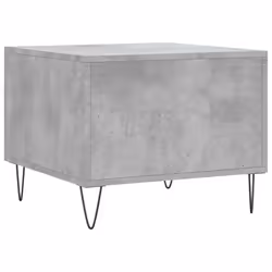 vidaXL Coffee Table Side Table Sofa Couch Tea Table White Engineered Wood - concrete grey - Additional view 7