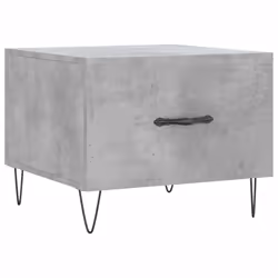 vidaXL Coffee Table Side Table Sofa Table Telephone Table Engineered Wood - concrete grey - Additional view 4