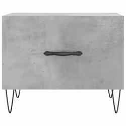 vidaXL Coffee Table Side Table Sofa Table Telephone Table Engineered Wood - concrete grey - Additional view 5