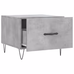 vidaXL Coffee Table Side Table Sofa Table Telephone Table Engineered Wood - concrete grey - Additional view 6