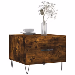 vidaXL Coffee Table Side Table Sofa Table Telephone Table Engineered Wood - smoked oak - Additional view 2