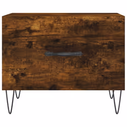 vidaXL Coffee Table Side Table Sofa Table Telephone Table Engineered Wood - smoked oak - Additional view 5