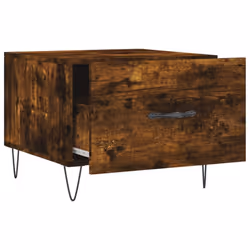 vidaXL Coffee Table Side Table Sofa Table Telephone Table Engineered Wood - smoked oak - Additional view 6