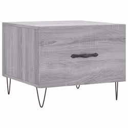 vidaXL Coffee Table Side Table Sofa Couch Tea Table White Engineered Wood - grey sonoma