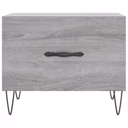 vidaXL Coffee Table Side Table Sofa Couch Tea Table White Engineered Wood - grey sonoma - Additional view 4