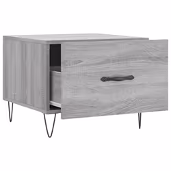 vidaXL Coffee Table Side Table Sofa Couch Tea Table White Engineered Wood - grey sonoma - Additional view 5