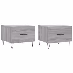 vidaXL Coffee Table Side Table Sofa Table Telephone Table Engineered Wood - grey sonoma