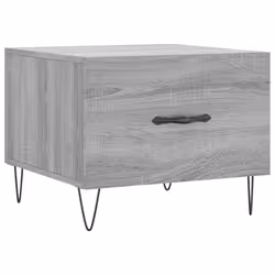 vidaXL Coffee Table Side Table Sofa Table Telephone Table Engineered Wood - grey sonoma - Additional view 4