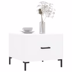 vidaXL Coffee Table Side Table Sofa Table Telephone Table Engineered Wood - white