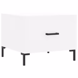 vidaXL Coffee Table Side Table Sofa Table Telephone Table Engineered Wood - white - Additional view 4