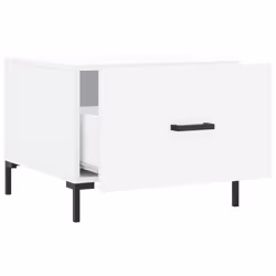 vidaXL Coffee Table Side Table Sofa Table Telephone Table Engineered Wood - white - Additional view 6
