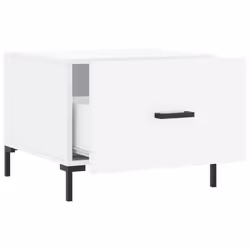 vidaXL Coffee Table Side Table Sofa Table Telephone Table Engineered Wood - high gloss white - Additional view 6