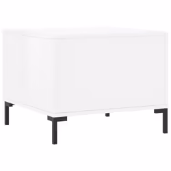 vidaXL Coffee Table Side Table Sofa Table Telephone Table Engineered Wood - high gloss white - Additional view 8