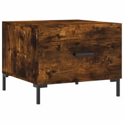 vidaXL Coffee Table Side Table Sofa Table Telephone Table Engineered Wood - smoked oak - Additional view 4