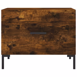 vidaXL Coffee Table Side Table Sofa Table Telephone Table Engineered Wood - smoked oak - Additional view 5