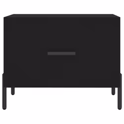 vidaXL Coffee Table Side Table Sofa Couch Table Smoked Oak Engineered Wood - black - Additional view 4
