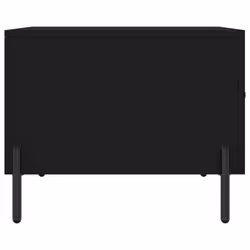 vidaXL Coffee Table Side Table Sofa Couch Table Smoked Oak Engineered Wood - black - Additional view 6