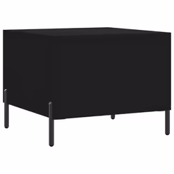 vidaXL Coffee Table Side Table Sofa Couch Table Smoked Oak Engineered Wood - black - Additional view 7