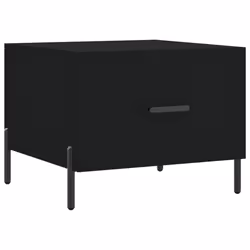 vidaXL Coffee Table Side Table Sofa Table Telephone Table Engineered Wood - black - Additional view 4