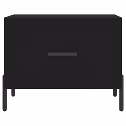 vidaXL Coffee Table Side Table Sofa Table Telephone Table Engineered Wood - black - Additional view 5