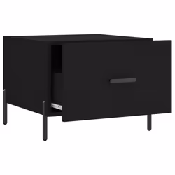 vidaXL Coffee Table Side Table Sofa Table Telephone Table Engineered Wood - black - Additional view 6