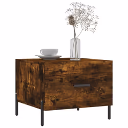 vidaXL Coffee Table Side Table Sofa Table Telephone Table Engineered Wood - smoked oak