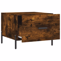 vidaXL Coffee Table Side Table Sofa Table Telephone Table Engineered Wood - smoked oak - Additional view 6