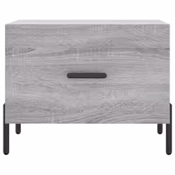 vidaXL Coffee Table Side Table Sofa Couch Table Smoked Oak Engineered Wood - grey sonoma - Additional view 4