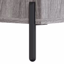 vidaXL Coffee Table Side Table Sofa Couch Table Smoked Oak Engineered Wood - grey sonoma - Additional view 9