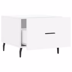 vidaXL Coffee Table Side Table Sofa Table Telephone Table Engineered Wood - high gloss white - Additional view 6