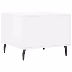 vidaXL Coffee Table Side Table Sofa Table Telephone Table Engineered Wood - high gloss white - Additional view 8