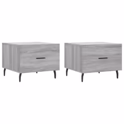 vidaXL Coffee Table Side Table Sofa Table Telephone Table Engineered Wood - grey sonoma
