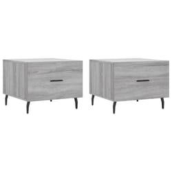 vidaXL Coffee Table Side Table Sofa Table Telephone Table Engineered Wood - grey sonoma