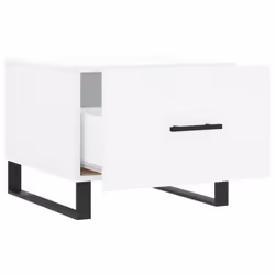 vidaXL Coffee Table Side Table Sofa Couch Table Concrete Grey Engineered Wood - white - Additional view 5