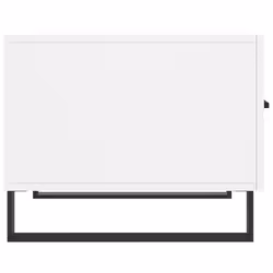 vidaXL Coffee Table Side Table Sofa Couch Table Concrete Grey Engineered Wood - white - Additional view 6