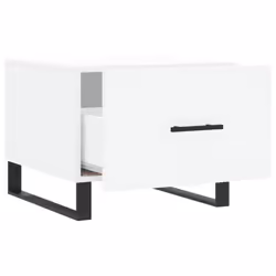 vidaXL Coffee Table Side Table Sofa Table Telephone Table Engineered Wood - white - Additional view 6