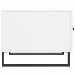 vidaXL Coffee Table Side Table Sofa Table Telephone Table Engineered Wood - white - Additional view 7