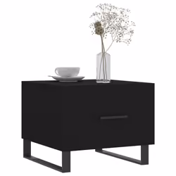 vidaXL Coffee Table Side Table Sofa Table Telephone Table Engineered Wood - black - Additional view 2