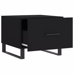 vidaXL Coffee Table Side Table Sofa Table Telephone Table Engineered Wood - black - Additional view 6