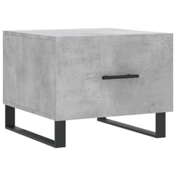 vidaXL Coffee Table Side Table Sofa Couch Table Concrete Grey Engineered Wood - concrete grey