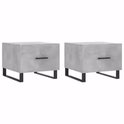 vidaXL Coffee Table Side Table Sofa Table Telephone Table Engineered Wood - concrete grey