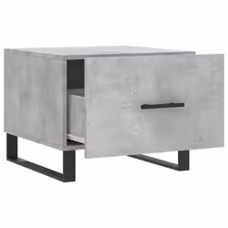vidaXL Coffee Table Side Table Sofa Table Telephone Table Engineered Wood - concrete grey - Additional view 6