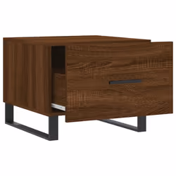 vidaXL Coffee Table Side Table Sofa Table Telephone Table Engineered Wood - brown oak - Additional view 6