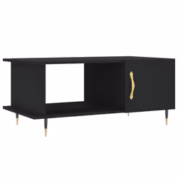 vidaXL Coffee Table Side Table Sofa Couch Table Grey Sonoma Engineered Wood - black