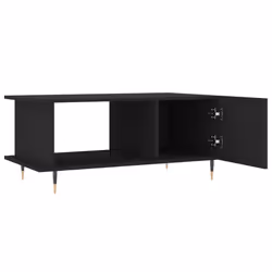 vidaXL Coffee Table Side Table Sofa Couch Table Grey Sonoma Engineered Wood - black - Additional view 5