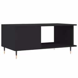 vidaXL Coffee Table Side Table Sofa Couch Table Grey Sonoma Engineered Wood - black - Additional view 7