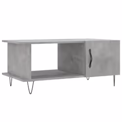 vidaXL Coffee Table Side Table Sofa Couch Table Grey Sonoma Engineered Wood - concrete grey