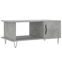 vidaXL Coffee Table Side Table Sofa Couch Table Grey Sonoma Engineered Wood - concrete grey